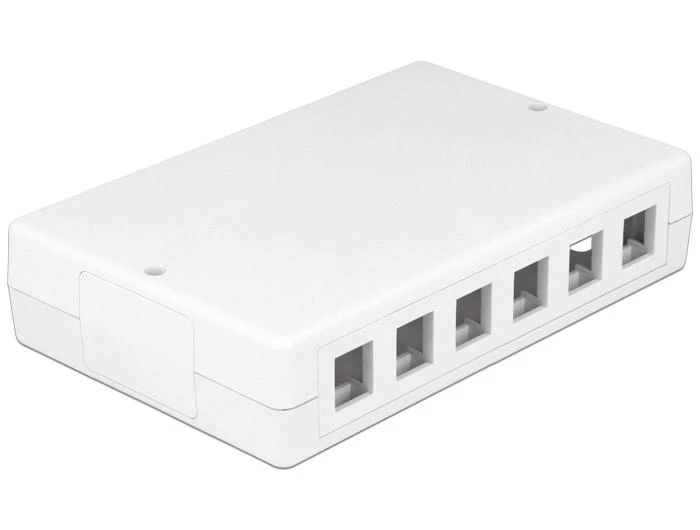 DeLOCK Keystone dėžė, 12 jungčių, plastikas, baltas / 86172