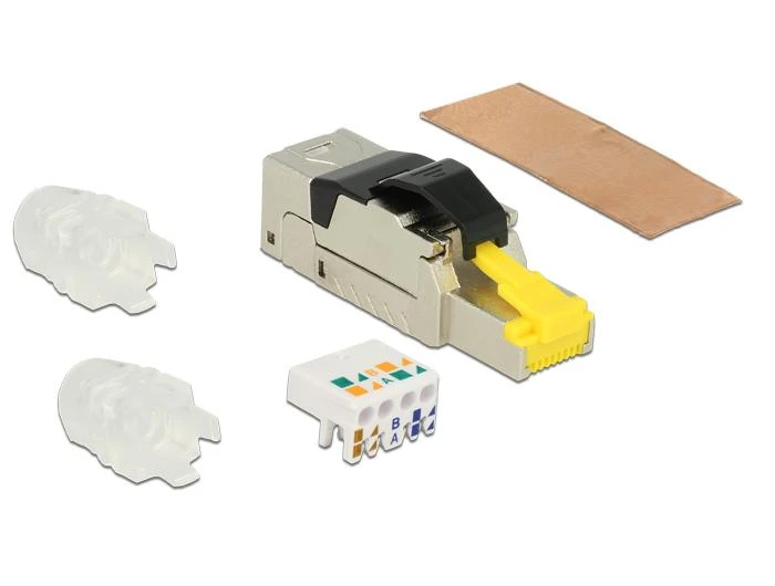 Delock RJ45 kištuko lauko mazgas Cat.6A metalinis