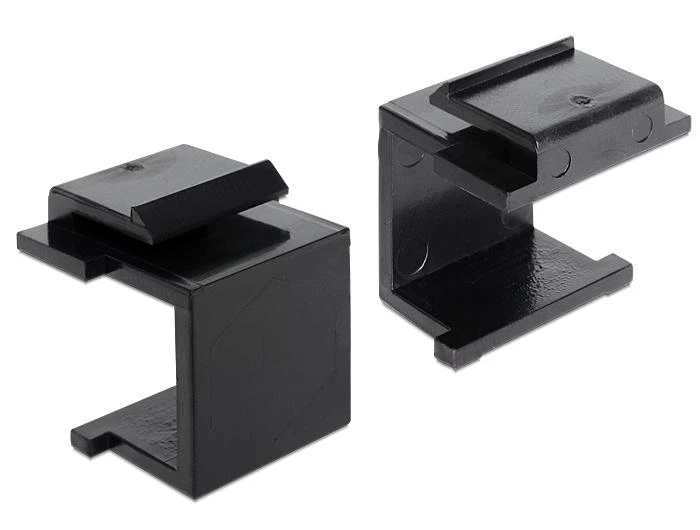 Delock Keystone dangtelis juodas, 4 vnt