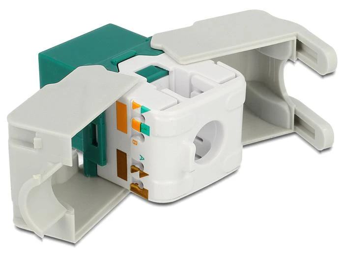 Delock Keystone RJ45 lizdas > LSA Cat.6 UTP be įrankių