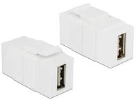 Adapteris USB Delock Baltas (86353)
