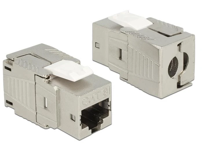 Delock Keystone Module RJ45 lizdas Cat.8 be įrankių