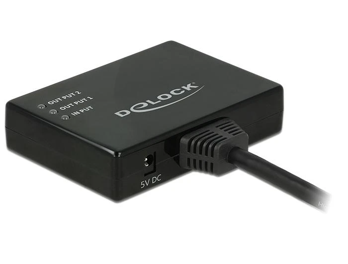 Delock HDMI skirstytuvo galinė dalis su maitinimo jungtimi