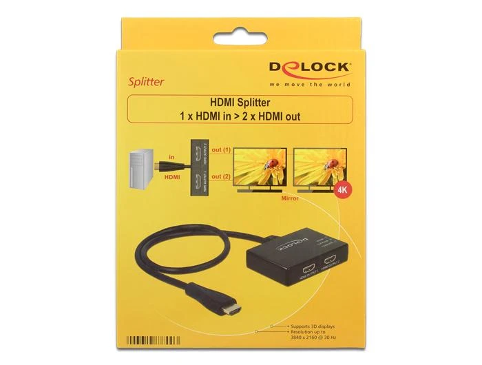 Delock HDMI skirstytuvo pakuotė