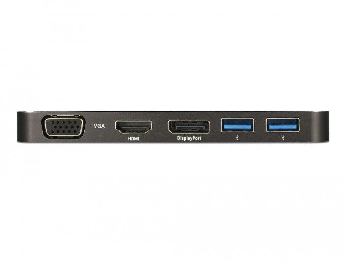 „Delock 4K Dock“ USB-C stotis / replikatorius (87773)