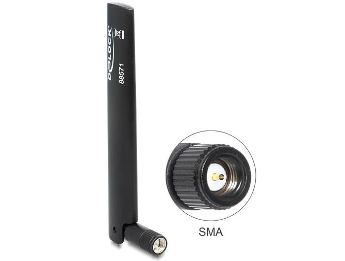 Delock Antenna LTE SMA -0,8 ~ 3,0 dBi įvairiakryptis