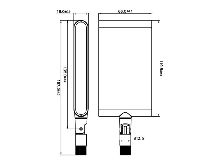 Delock 88904 antena WLAN 802.11 ac / a / h / b / g / n