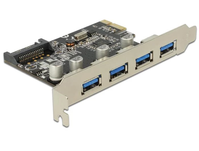 „Delock PCI Express“ kortelė > 4 x išorinis USB 3.0