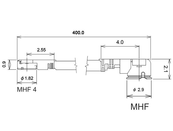 Delock HF kabelis antenowy MHF I wtyk do MHF 4L wtyk 1,13 40 cm