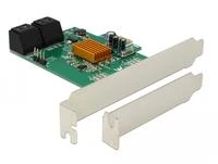 „Delock PCIe 2.0 x1“ valdiklis – 4x SATA III (90382)