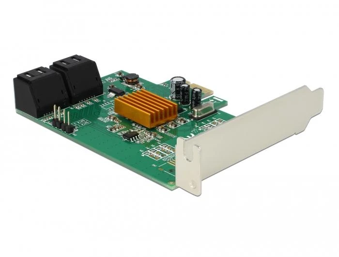 „Delock PCIe 2.0 x1“ valdiklis – 4x SATA III (90382)