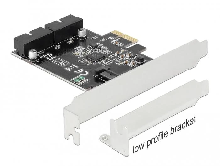 Delock PCI Express kortelę prie 2 x vidinių USB 3.0 kontaktų jungčių