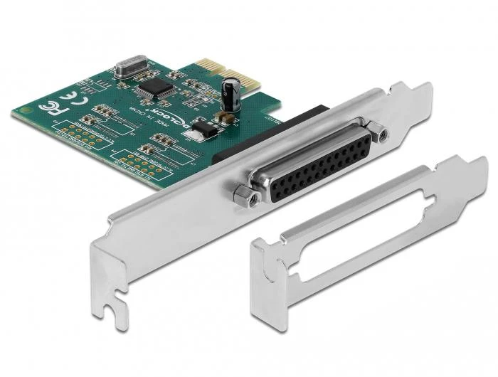 Delock Atrakinkite PCI Express kortelę su 1 x lygiagrečiu IEEE1284