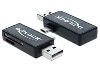 Skaitytuvas Delock USB 2.0/microUSB (91731)