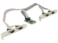 Kontroler Delock Mini PCI Expr Card 4x D-Sub9 (95243)
