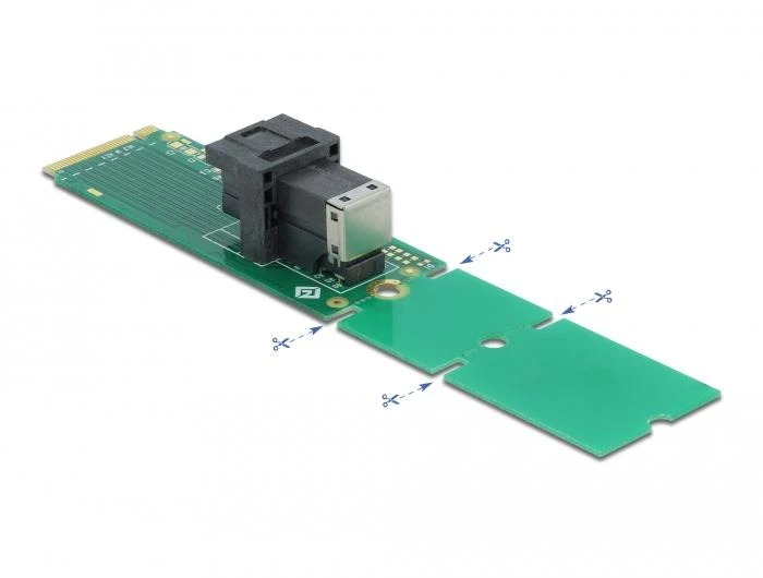M.2 PCIe adapteris su SFF-8643 jungtimi