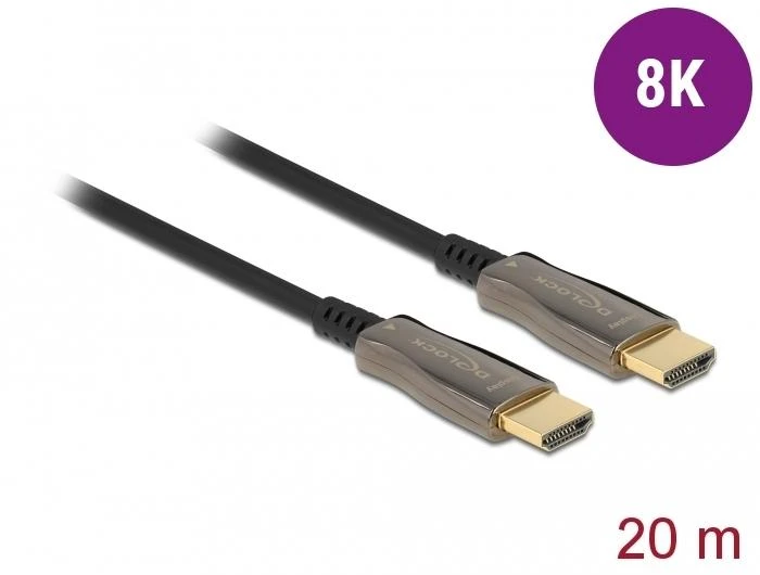Delock 20m HDMI kabelis su 8K jungtimis