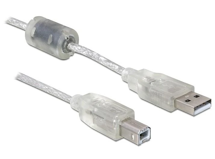 DELOCK Cable USB 2.0 A-B upstream male/female 0.5m