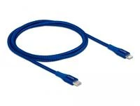 Delock Atblokuokite duomenų ir įkrovimo laidą USB Type-C™ prie žaibo mėlynumo 1 m MFi
