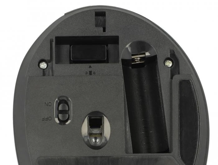 Delock Ergonomic USB pelė vertikali - belaidė - juoda