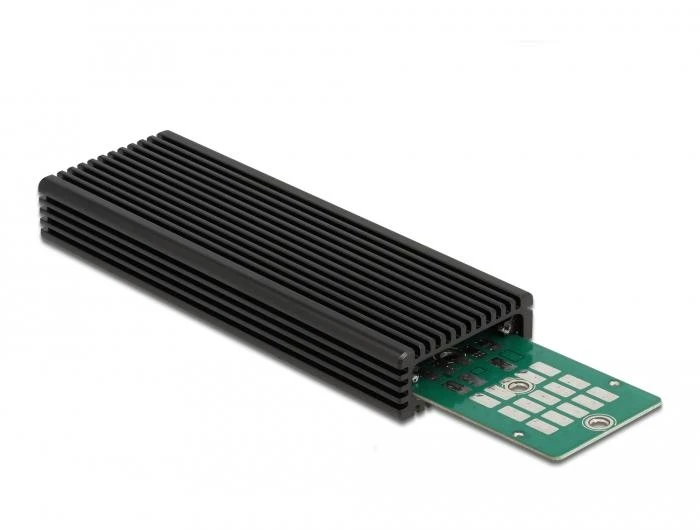 Delock išorinis SSD korpusas su ištraukta PCB plokšte