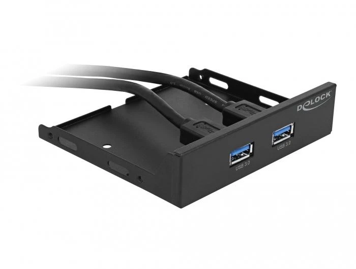 Delock 3,5 colio priekinis skydelis su dviem USB 3.0 lizdais
