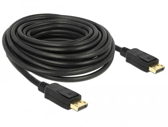 DisplayPort 1.2 laidas 10m su fiksavimo jungtimis