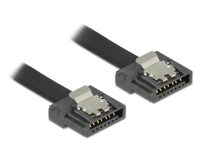 Delock SATA - SATA, 0.1m, Juodas (83838)