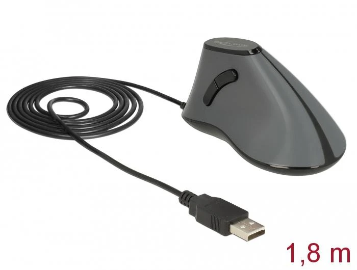 Delock pelės ergonomiška vertikali optinė 5 mygtukai USB-A