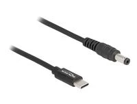 Delock Notebook Ladekabel USB Type-C Stecker zu 5,5 x 2,1 mm Stecker