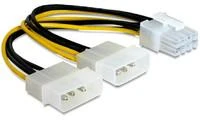DELOCK Cable PCI Express maitinimo šaltinis 8 kontaktai > 2x5,25 vnt.