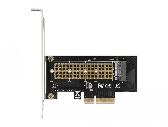 Delock karta PCI Express x4 - 1x M.2 Key M NVME vidinis žemo profilio skydelis