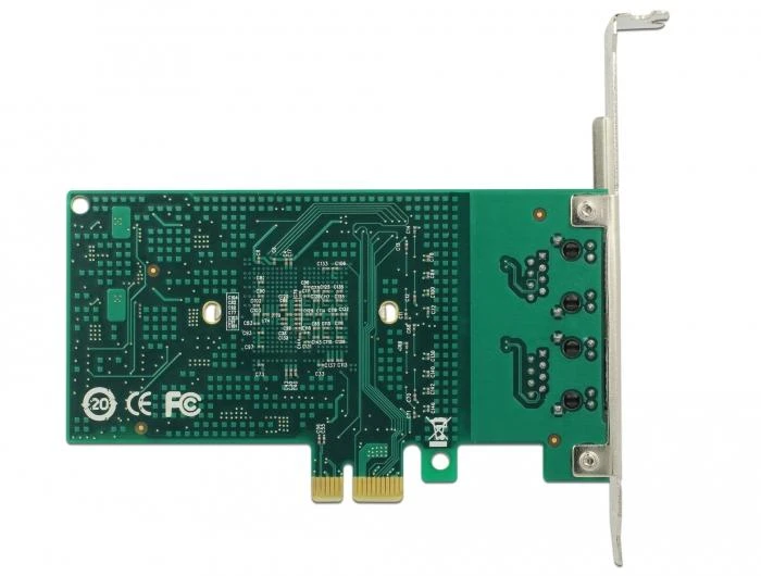 DeLOCK PCIe > 2 x Gigabit LAN, LAN-Adapteris