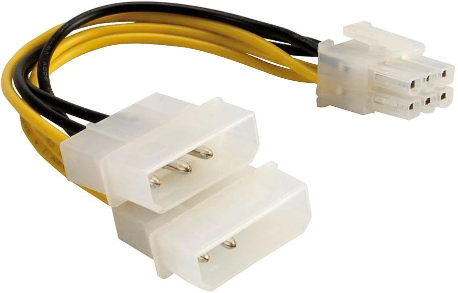 DELOCK maitinimo laidas PCI Express kortelei 15cm