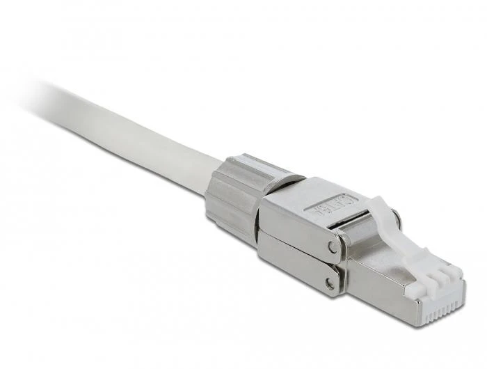 Delock RJ45 kištukas Cat.6A STP be įrankių