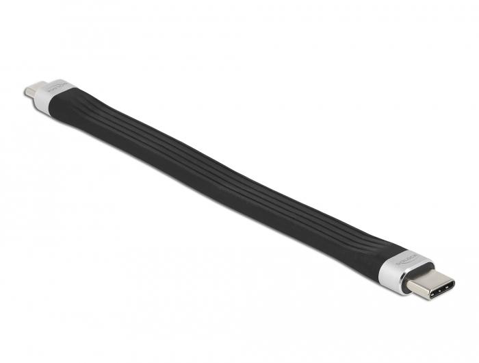 Delock USB 2.0 FPC juostinis kabelis USB Type-C™ į USB Type Micro-B 13,5 cm PD 3 A