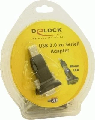 „Delock“ adapteris USB 2.0 > 1 x serijinis RS-232 DB9