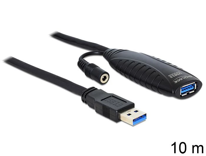 Delock kabelis USB 3.0 prailginimas, aktyvus 10 m