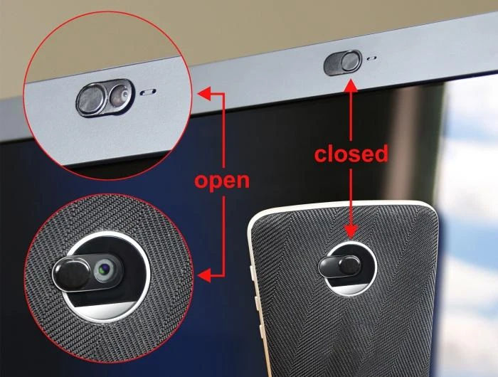 DELOCK Webcam Cover for Nešiojamas kompiuteris Planšetė and Išmanusis telefonas 3 pack