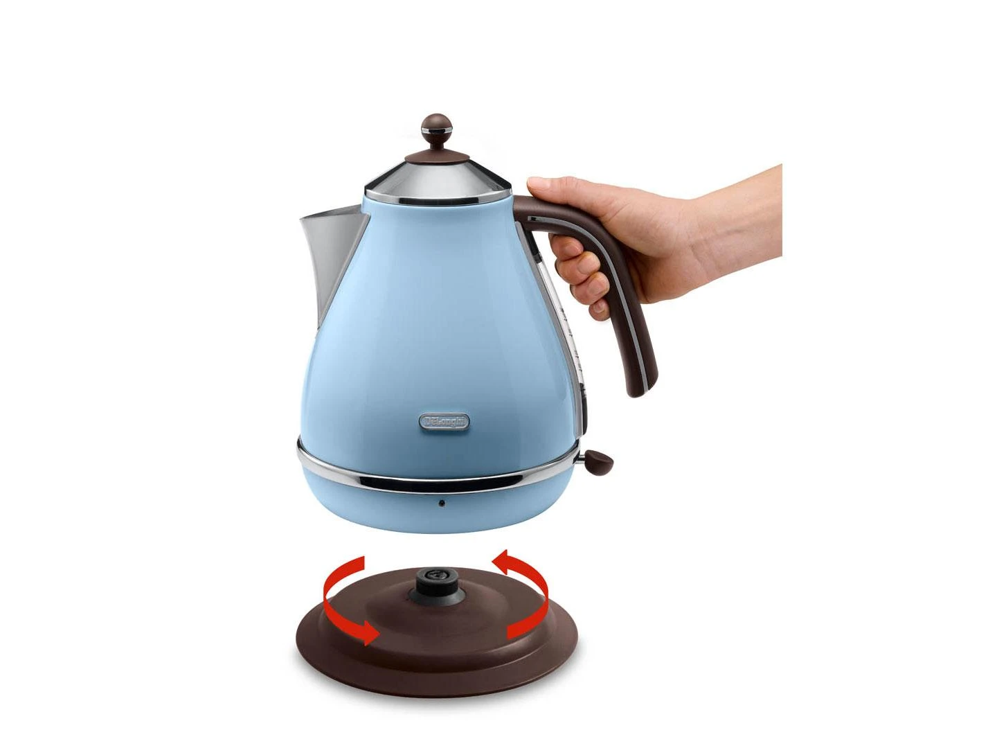 Elektrinis virdulys De’Longhi Icona Vintage KBOV 2001.AZ, 1.7L, 2000W, mėlynas