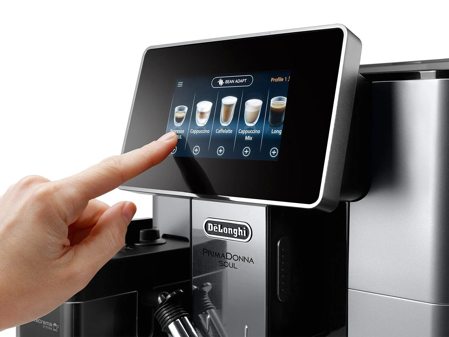 Kavos aparatas DeLonghi ECAM 610.55 SB PrimaDonna