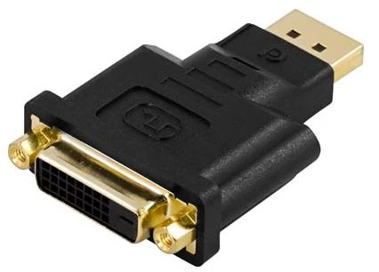 DisplayPort į DVI-D adapteris su auksinėmis jungtimis