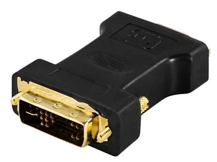 Adapteris DELTACO DVI-A-M - VGA-F, juodas / DVI-4