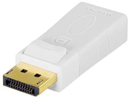 DisplayPort į HDMI adapteris su auksine jungtimi
