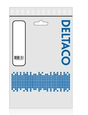 Deltaco adapterio gamintojo pakuotė