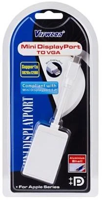 Mini DisplayPort į VGA adapteris pakuotėje