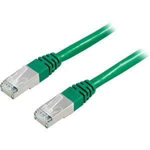 Kabelis DELTACO F / UTP Cat6, LSZH, 1.0 m, žalias / STP-61G
