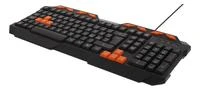 Klaviatūra DELTACO GAMING UK, USB, juoda / GAM-024UK
