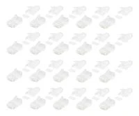 RJ45 jungtis plonam patch kabeliui DELTACO Cat6a, 28AWG, neekranuotas, įdėklas pridėtas / MD-24