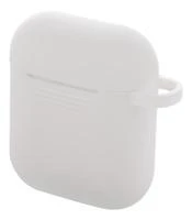 DELTACO „AirPods“ silikono dėklas, baltas / MCASE-AIRPS002